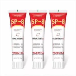 Pasta De Dientes Blanqueadora Probiótica Sp-8 120 G* 3 Pieza