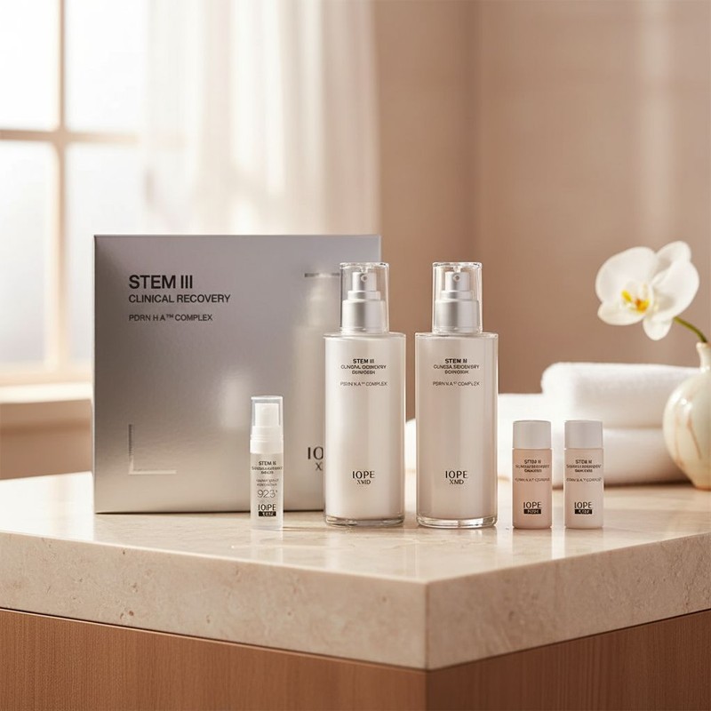 IOPE Stem3 Skin Elasticity Improvement 2-piece Set Softener 130ml +