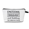 MoCaliduccious Funny Gifts for Women Sister Teen Travel Makeup Bag