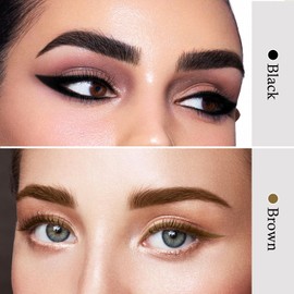 Boobeen Powder Eyeliner Handmade Natural Eyeliner Powder Shape Waterproof & Smudge-proof Liner Powder for Eye Contour Makeup