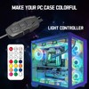 ARGB Controller Kit, GSCOLER RGB PC Fan Controller with 21