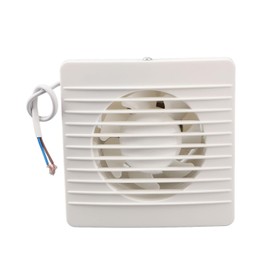 Exhaust Fan,Bathroom Ventilation Exhaust Extractor Fan,4 Inch Square ABS High Speed Through Wall Installation Ventilation Fan for Kitchen Bathroom