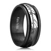 King Will 8mm Black One Ring for Men Rings Spinner