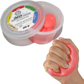 MSD Paste Non-Toxic Theraflex Putty 450g Red Media Compressible Hand Finger Rehabilitation Arthritis Forza Maxi Format