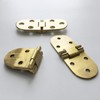 LIKERAINY 180 Degree Brass Flip Hinges Fitting Furniture Hinge for