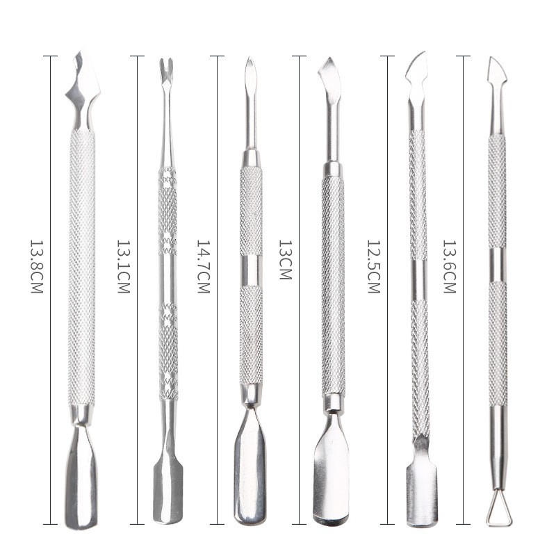 Nail Manicure Double-end Nail Art Tools Cuticle Pusher Remover Tools