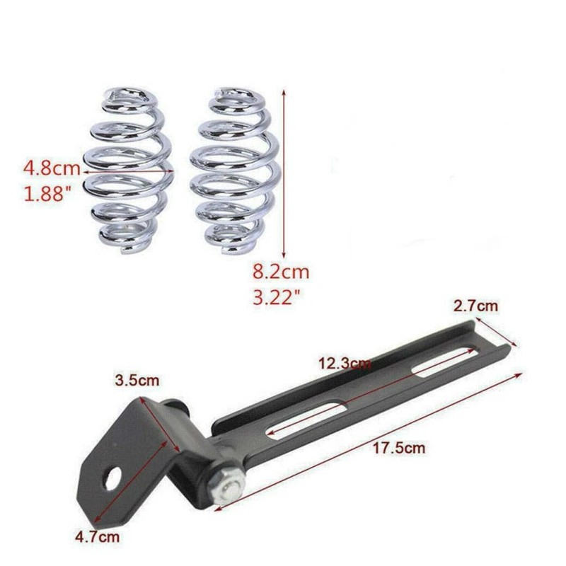 GOODFITMENT Motorcycle Spring Solo Seat For Harley Bobber Chopper Heritage