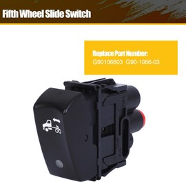 5th Wheel Slide Air Valve Switch，Air Valve Control Switch Fits for Kenworth Trucks, Replacement G90-1066-03 G90106603