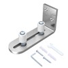 CCJH Barn Door Floor Guide Stainless Steel Adjustable Sliding Door
