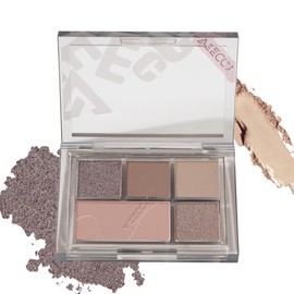 VEECCI Revolution Eyeshadow Palette - Creamy, Blendable Matte & Shimmer Finishes | Versatile Eye Makeup Set for a Nude Look with Contouring, Highlighting, Blush & Setting | Smoky Shades Palette