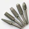 5pcs Electric Rotary Rasp Embossed Steel Metal File Grinding Head