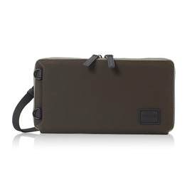 Mustache KXX-4425 Passport Case, Multi Case, Shoulder Included, Men's, Polyester, Khaki