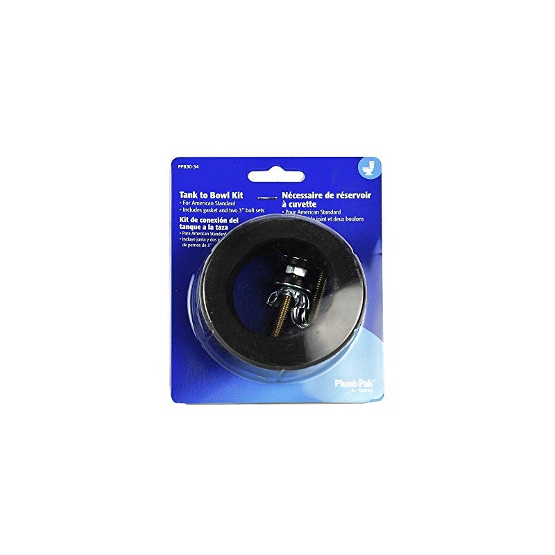 Plumb Pak PP830-34 Tank To Bowl Assembly Kit, No Size,