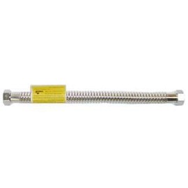 Falcon (SWC-1X12) 1" NPT x 12" L Stainless Steel Flex Connector with 1" FIP