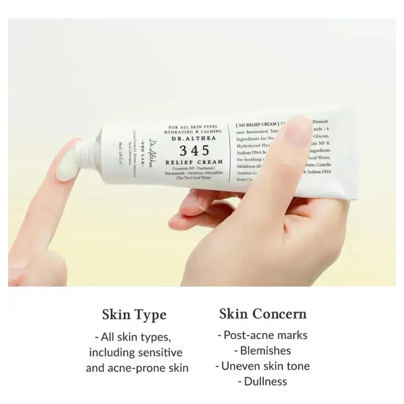 Dr. Althea 345 Relief Cream 50ml - 100% Original From