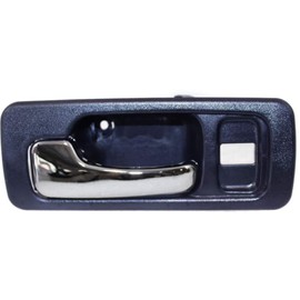 KarParts360 for Honda Accord 1990 1991 1992 1993 Interior Door Handle Front, Driver Side Blue bezel with chrome lever | with Door Lock Hole | Trim:All Submodels | HO1352134 | 72165SM4003ZA