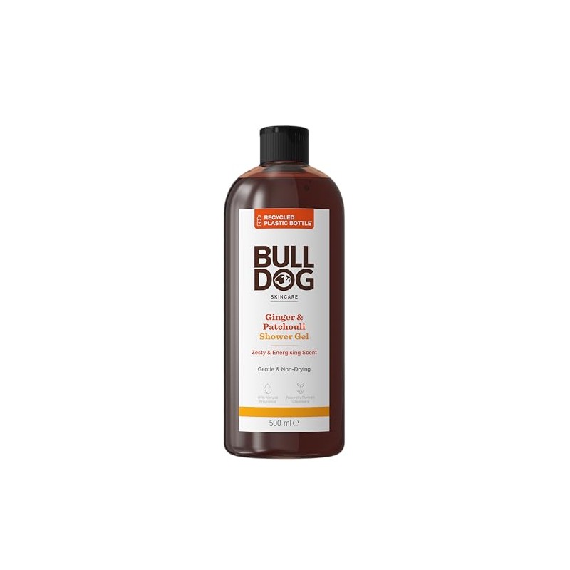 BULLDOG SKINCARE - Ginger and Patchouli Shower Gel | Zesty