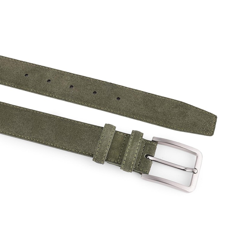Men's Belt Casual Genuine Leather Suede Belts for Men 1