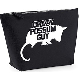 Hippowarehouse Crazy possum guy printed make up cosmetic wash bag 18x19x9cm