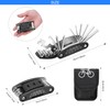 oumuik Bicycle Repair Kit Bicycle Accessories 16-in-1 Bicycle Tool, Multi-Tool