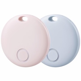 Reyke Smart Tag, Air Tracker Luggage Tracker, Works with Apple Find My (iOS Only), Item Locator for Key, Luggage, Backpack, Wallet, IP67 Waterproof, 2 Pack