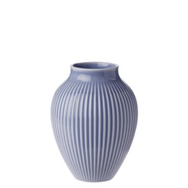 Knabstrup Vase H 12.5 cm Fluted Lavender