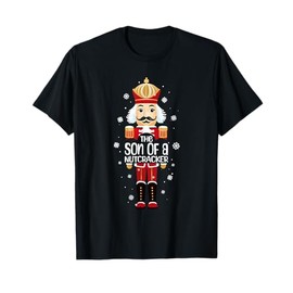 Son of A Nutcracker Funny Christmas Family Matching Pajama T-Shirt
