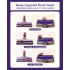 Upgraded PLUS vacuum Cleaner attachment brush head with LED, compatible