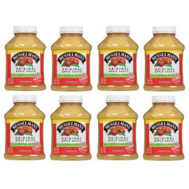 Home Style Original Applesauce, American Grown Apples by Musselmanns., Non-GMO, Gluten Free, Dairy Free, 48 Oz Jar - Pack of 8