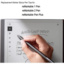 10PCS Upgrade Version Tips Compatible with Remarkable 1 Pen/Remarkble 2 Tablet Pen, Replacement Nibs for Remarkable 1/2 Pen and Remarkable Plus Pen Tips/Nibs with Tool (10 PCS Upgrade Version)