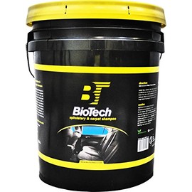 BioTech Upholstery & Carpet Extractor Shampoo, Carpet Cleaner, Upholstery Cleaner, Biodegradable, Removes Tough Stains, Long Lasting Foam (5 Gallon Pail)