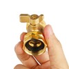 2 Pack Garden Hose Shut Off Valve - Extended Handle