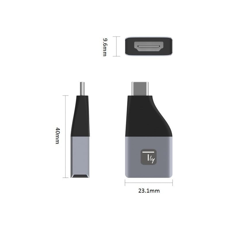 IC INTRACOM ITALIA SPA USB-C to HDMI 4K Adapter 362428