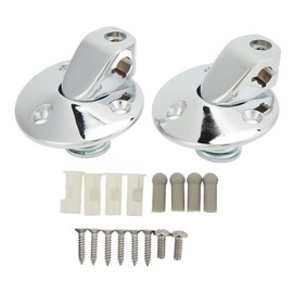 Car Sun Visor Support Brackets with Screw Bushing Chrome Plating Replacement for Camaro 1967‑1969