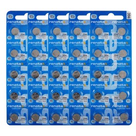 Renata 394 SR936SW Batteries - 1.55V Silver Oxide 394 Watch Battery (50 Count)