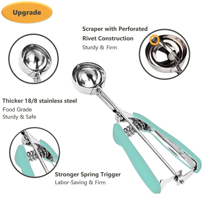 Cookie Scoop, Ice Cream Scoop, 1Tbsp/15 ml/0.5oz Cookie Scoops for