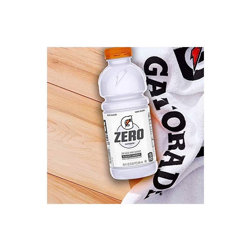 Gatorade G Zero Thirst Quencher, Glacier Cherry, 12 Ounce, 24