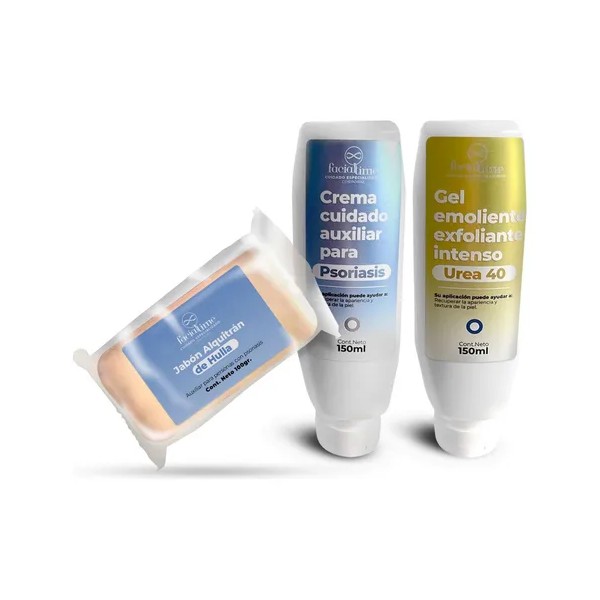 Psoriasis Crema 120ml Urea 40 De 120ml Jabon Alquitran Huya