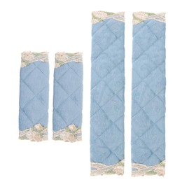 jojofuny Dishwasher Handle Covers 4pcs Refrigerator Handle Covers Soft Washable