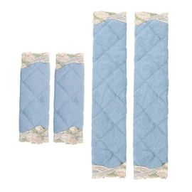 jojofuny Dishwasher Handle Covers 4pcs Refrigerator Handle Covers Soft Washable