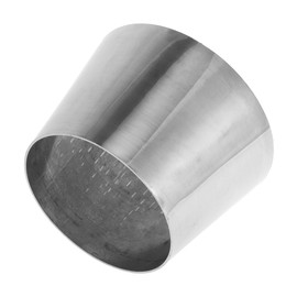 X AUTOHAUX Mandrel Exhaust Bend Elbow Concentric Reducer Car Exhaust Pipe Tubing Piping Adapter 4" OD to 5" OD 304 Stainless Steel Silver Tone