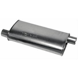 Dynomax Walker Exhaust Muffler Super Turbo 2 1/2" Inlet/2 1/2" Outlet Steel EA 17749