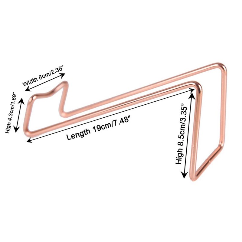 CdyBox Creative Metal Red Wine Rack Single Wine Bottle Holder