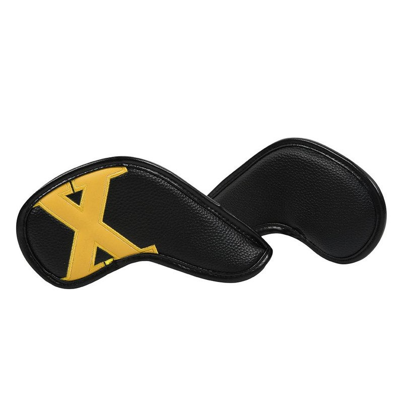 10PCS Iron Head Covers PU Leather Club Covers Waterproof Head