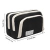 Large Pencil Case Study Must Haves, Aesthetic Pencil Case, Black