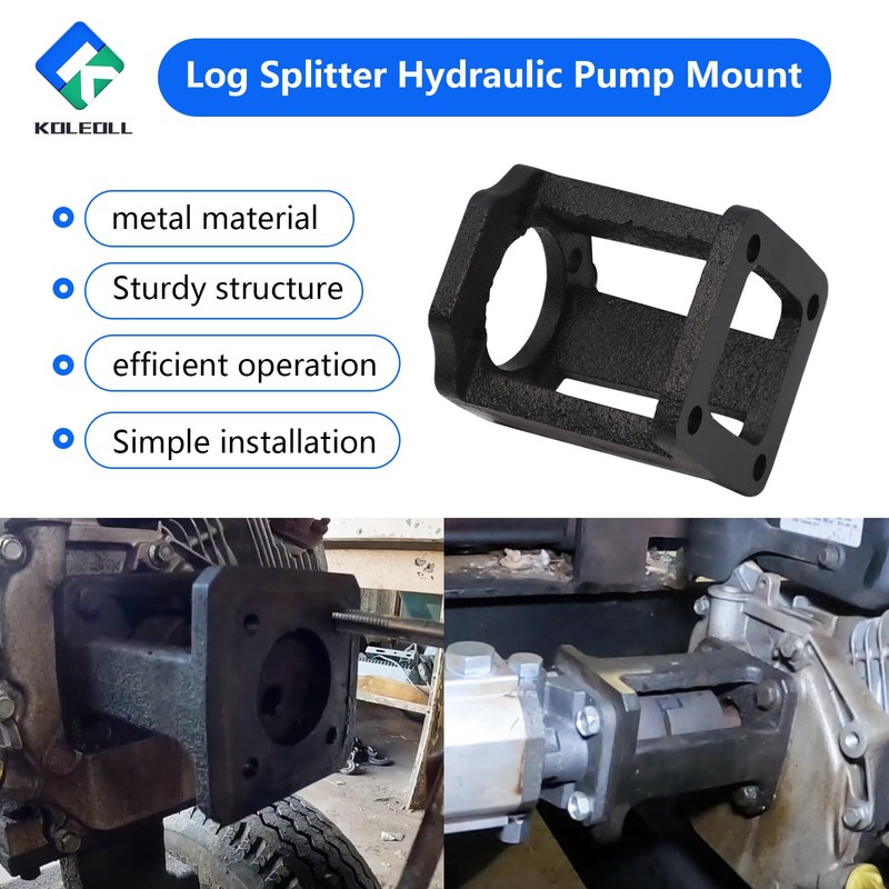 KOLEOLL Log Splitter Hydraulic Pump Mount Fits for 5-7 Hp