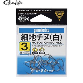 Gamakatsu Hosoji Chinu white 3 No. 12275