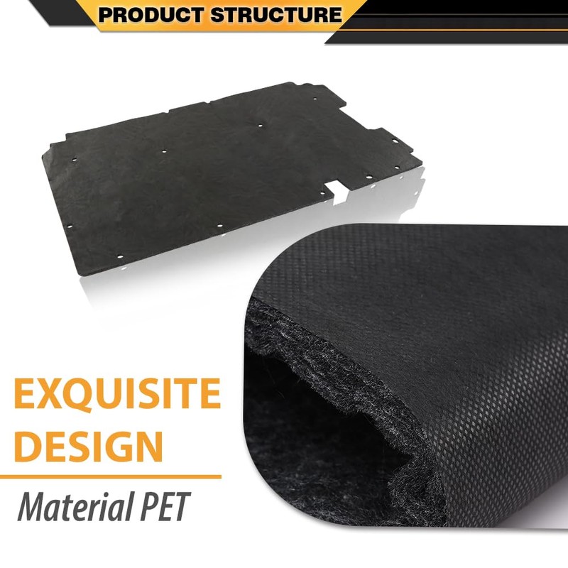 CNNELL Hood Insulation Pad Compatible with Chevy S10 GMC Sanoma