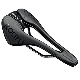 KOOTU Road Bike Saddle, Comfort Bicycle Seat for Men and Women, Waterproof Breathable Shock AbsorbingExercise Bike Seat Replacement for BMX, MTB & Road