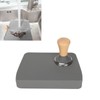 2Pcs Coffee Tamp Mat Integrated Silicone Coffee 90 Degree Corner